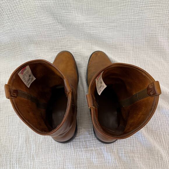 Red Wing Boots Size 14 Leather Pull On Pecos Super Sole Slip On - Picture 7 of 11
